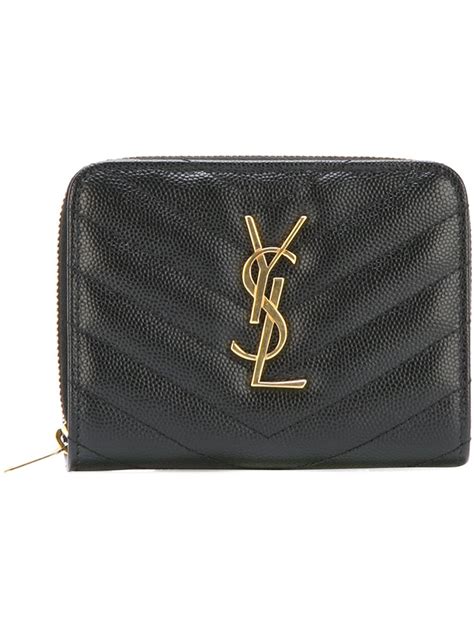 yves saint laurent wallet purse|saint laurent monogram wallet.